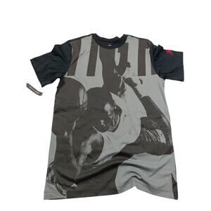 Nike Air Jordan Vintage All Over Print Shirt Size Small Chicago Bulls No Tags